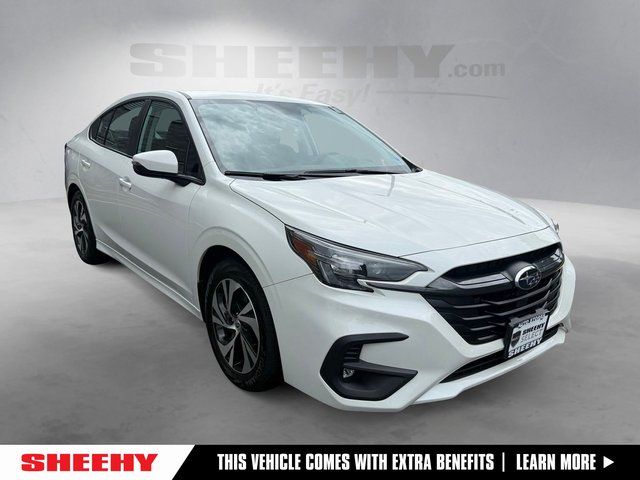 Crystal White Pearl 2025 Subaru Legacy Sedan All-Wheel Drive Continuously Variable Transmission