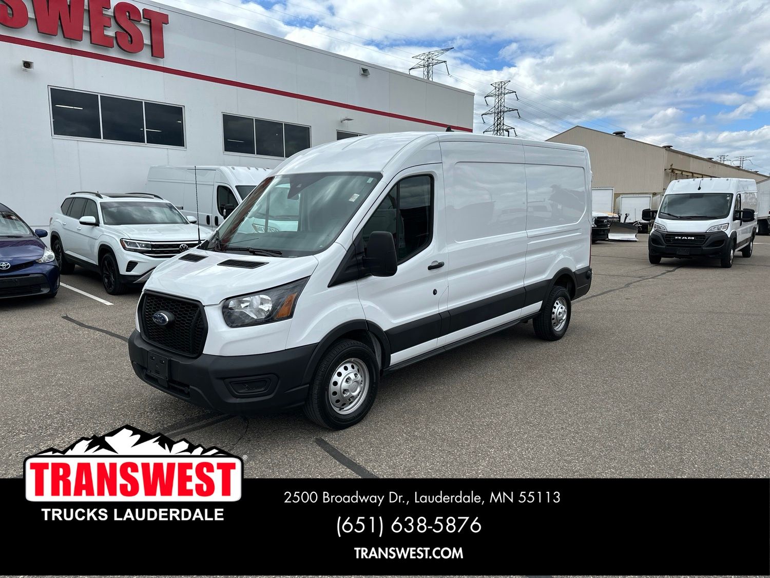 Oxford White 2024 Ford Transit Cargo Van All-Wheel Drive