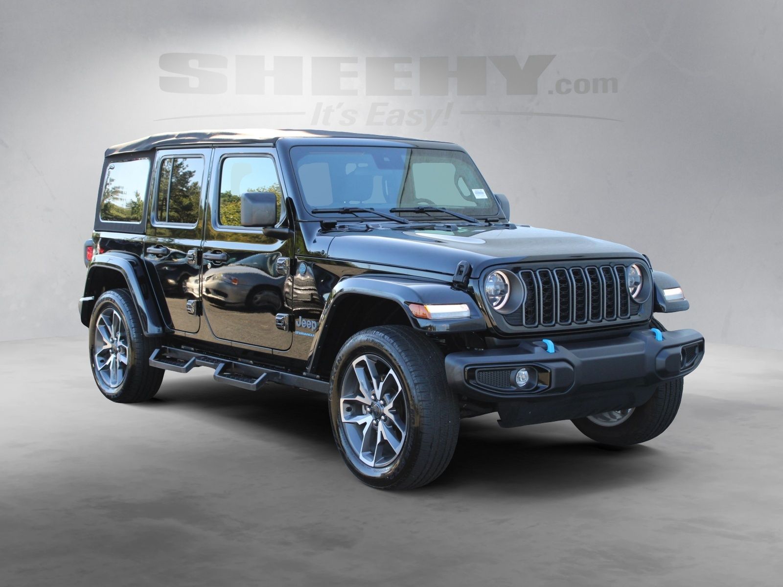 Used 2024 Black Jeep Sport S 4xe image 2