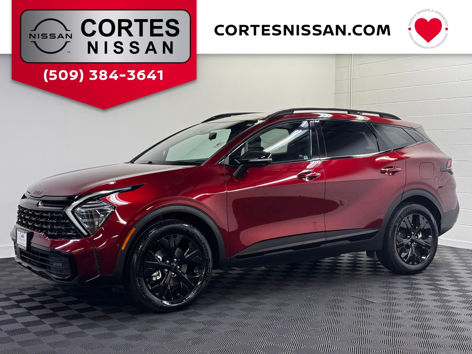 Dawning Red 2025 Kia Sportage Hybrid Plug-In SUV / Crossover All-Wheel Drive 6-Speed Automatic