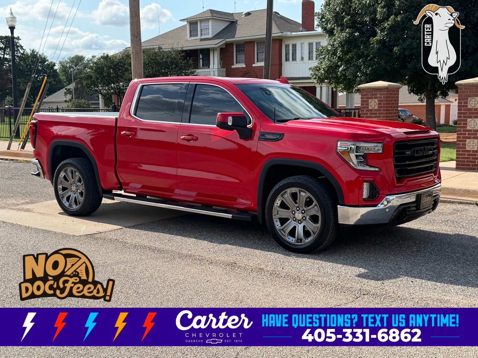 Cardinal Red 2019 GMC Sierra 1500 Pickup Truck Four-Wheel Drive Automatic