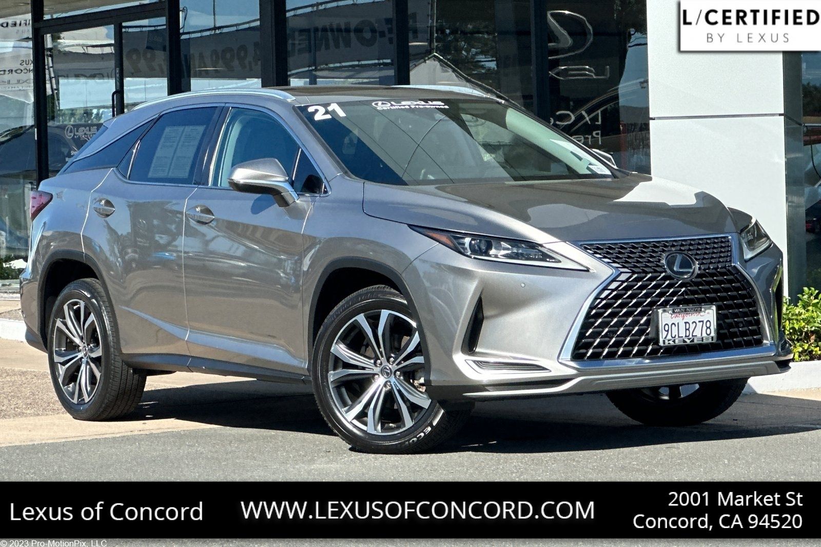 Atomic Silver 2021 Lexus RX 350 FWD SUV / Crossover Front-Wheel Drive 8-Speed Automatic