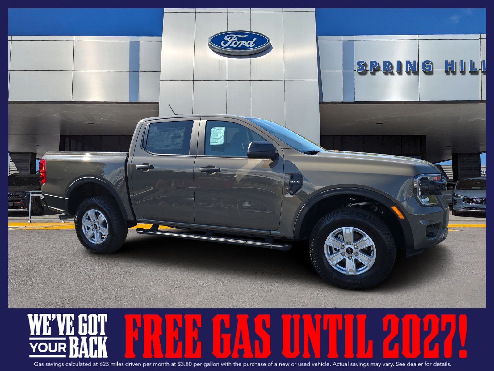 Gray 2025 Ford Ranger Pickup Truck 4X2 Automatic