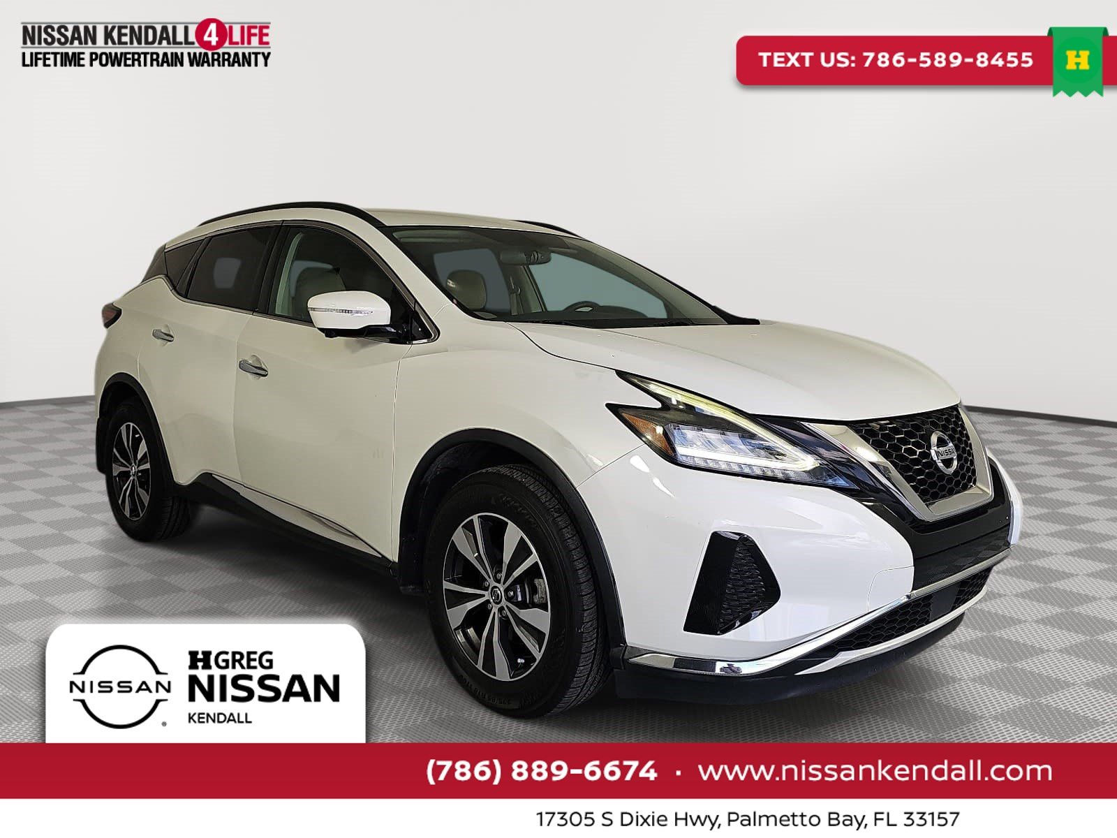 Pearl White Tricoat 2019 Nissan Murano SUV / Crossover All-Wheel Drive Continuously Variable Transmission