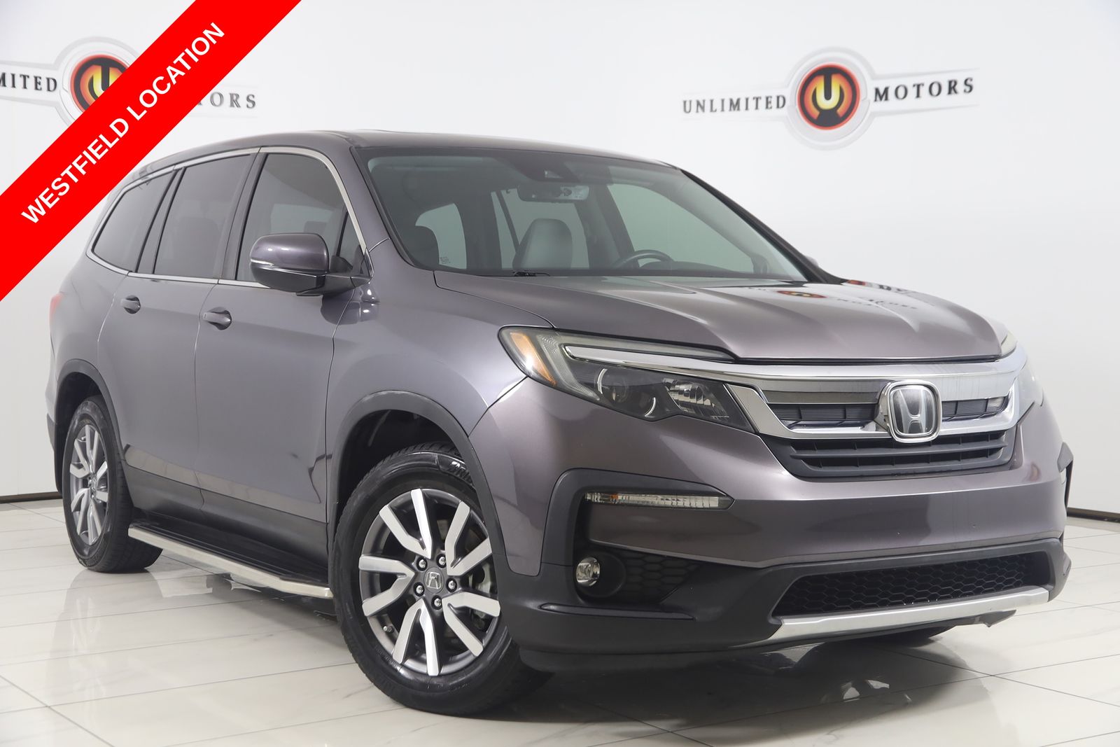 Gray (Modern Steel Metallic) 2019 Honda Pilot SUV / Crossover Front-Wheel Drive 6-Speed Automatic