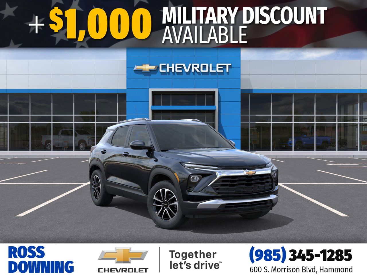 Mosaic Black Metallic 2026 Chevrolet Trailblazer LT FWD SUV / Crossover Front-Wheel Drive Continuously Variable Transmission