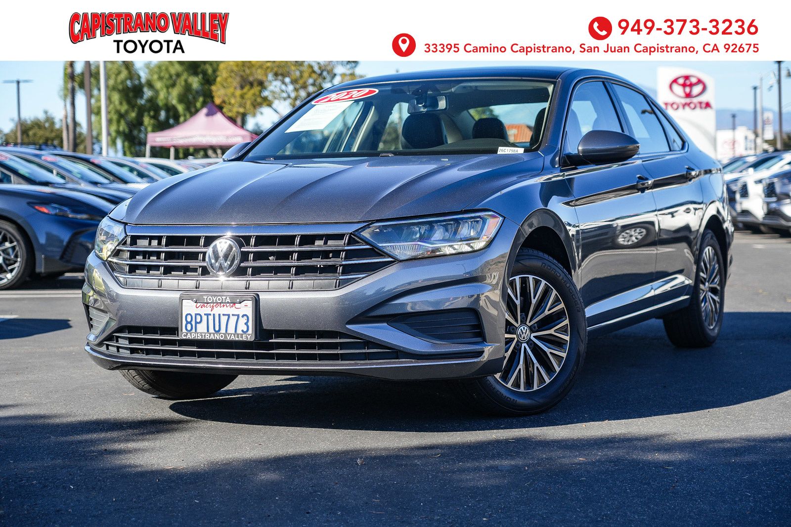 Platinum Gray Metallic 2020 Volkswagen Jetta SE FWD Sedan Front-Wheel Drive 8-Speed Automatic