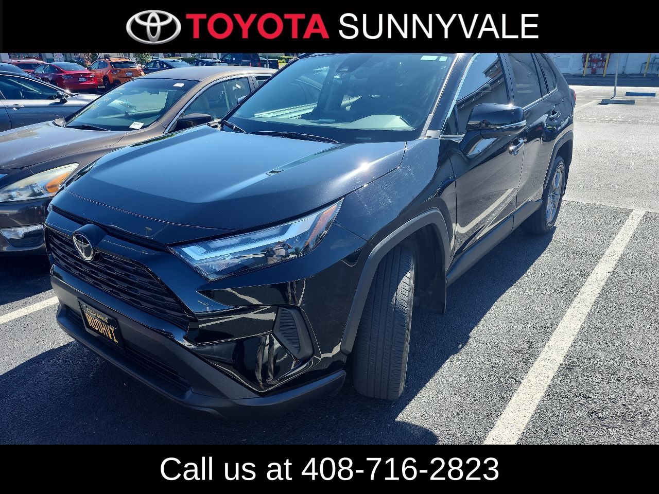 Midnight Black Metallic 2024 Toyota RAV4 SUV / Crossover Front-Wheel Drive 8-Speed Automatic