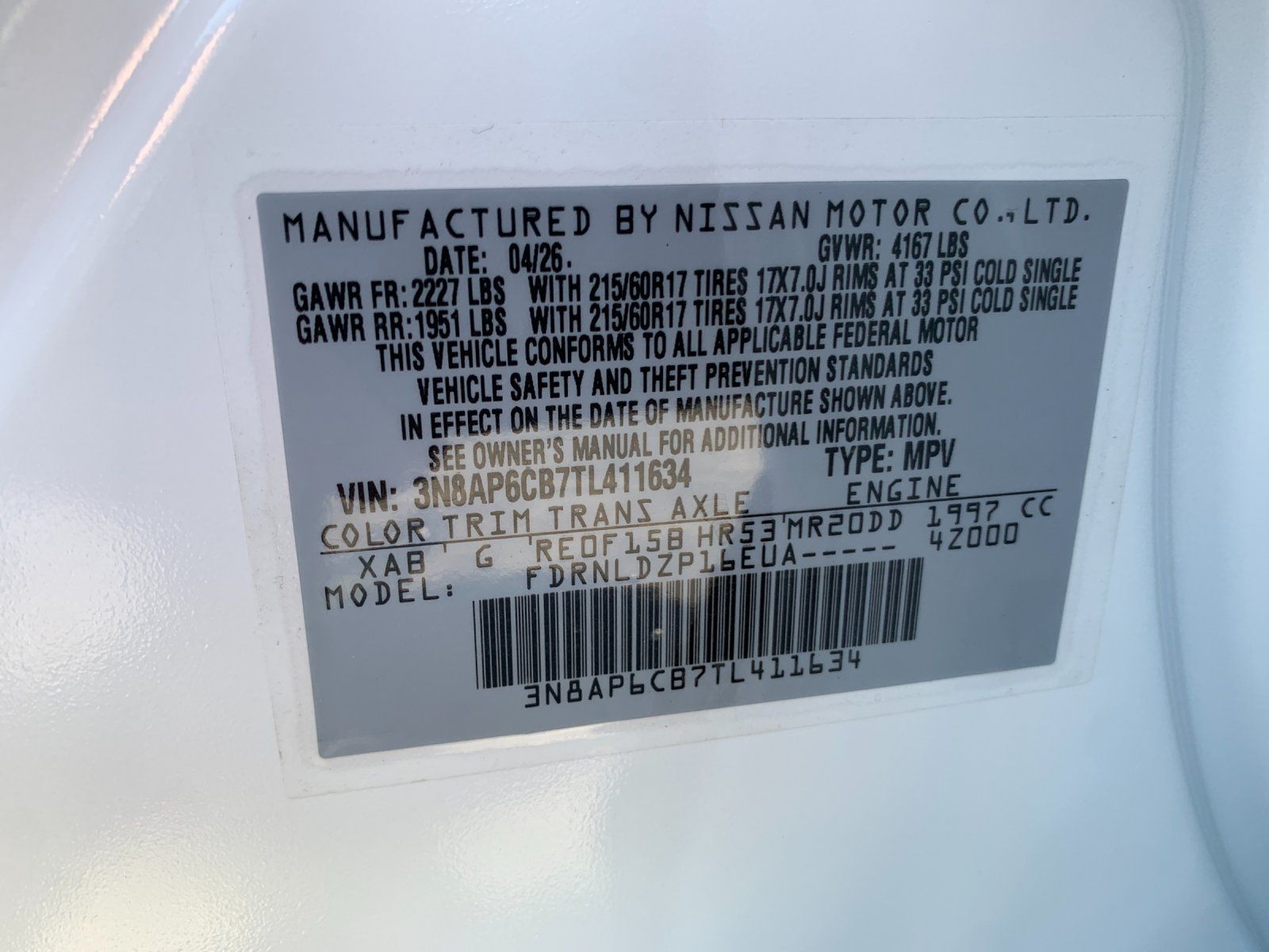 New 2026 White Nissan SV image 32