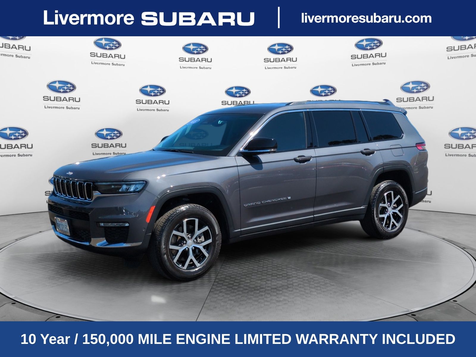 Baltic Gray Metallic Clearcoat 2023 Jeep Grand Cherokee L SUV / Crossover Four-Wheel Drive 8-Speed Automatic