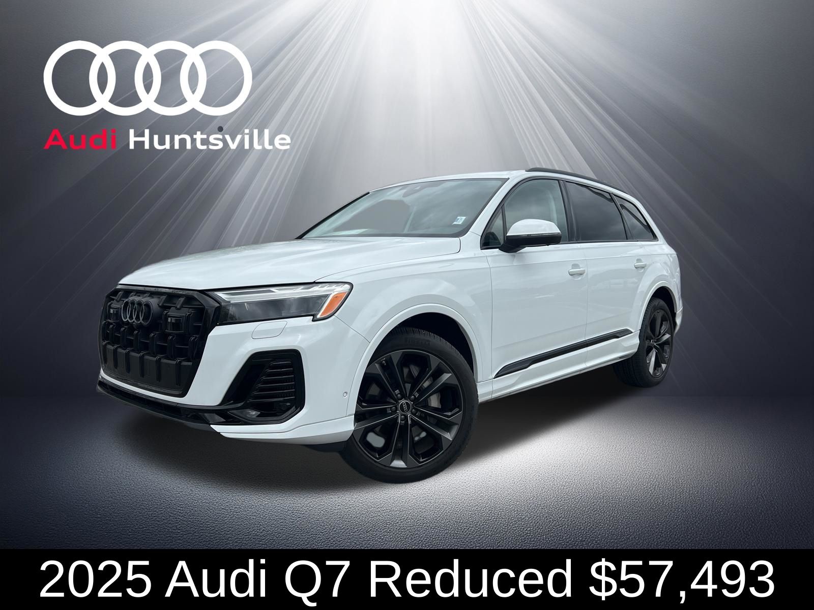 Glacier White Metallic 2025 Audi Q7 quattro Premium Plus 55 TFSI SUV / Crossover All-Wheel Drive 8-Speed Automatic