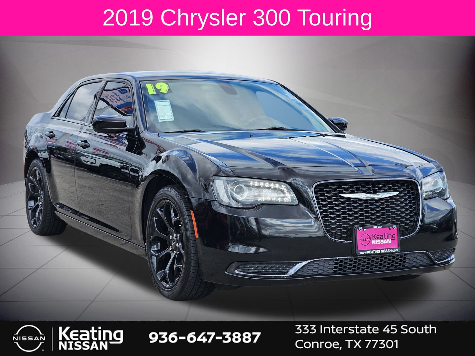 2019 Chrysler 300 Touring Black at Bayway Cadillac of The Woodlands