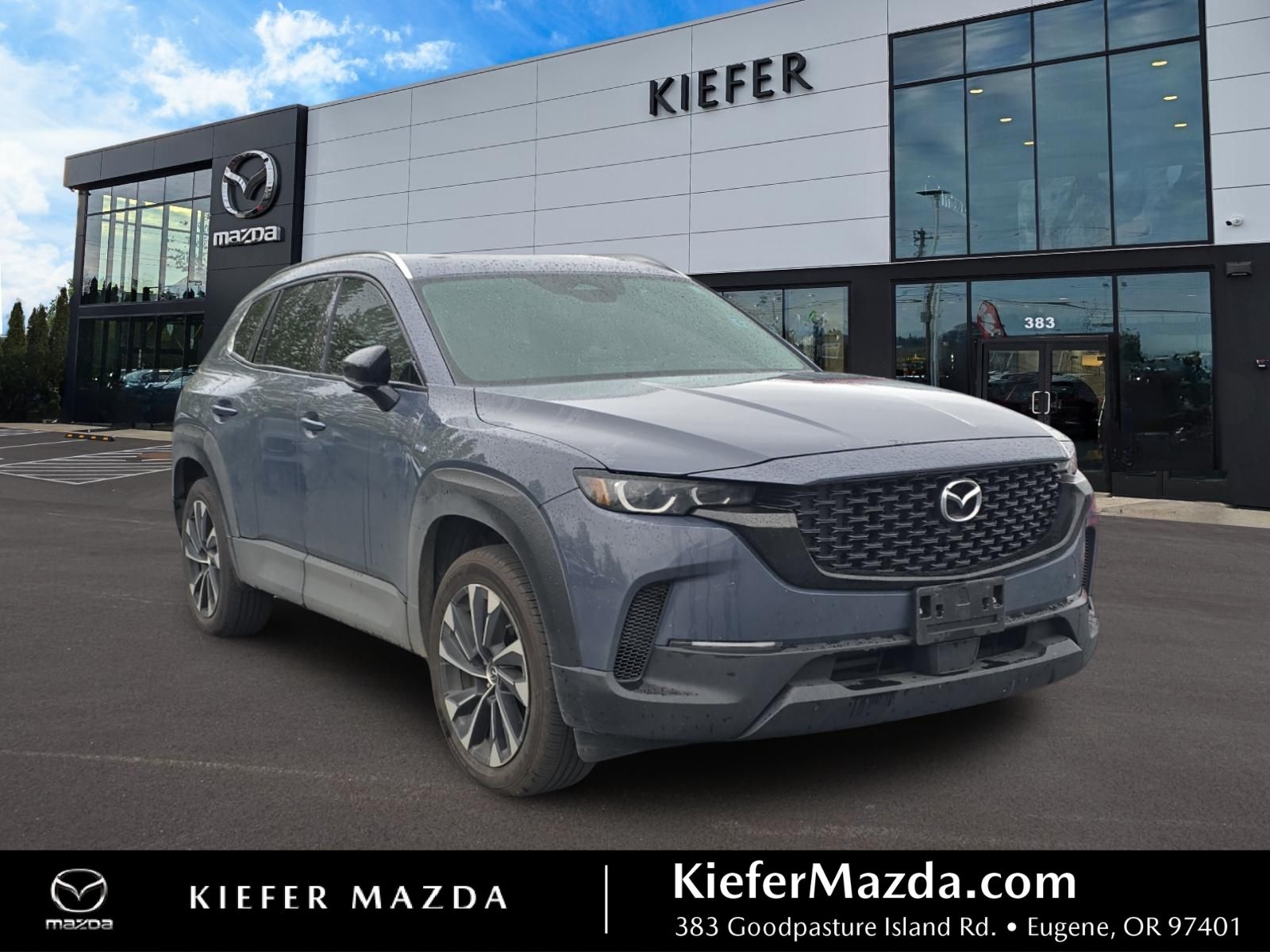 Polymetal Gray Metallic 2025 Mazda CX-50 Hybrid Premium Plus AWD SUV / Crossover All-Wheel Drive Continuously Variable Transmission