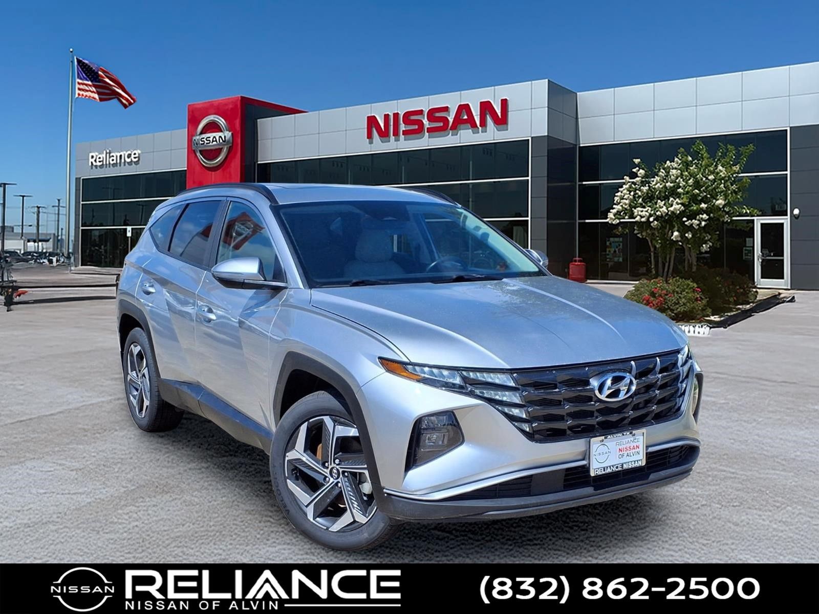 Shimmering Silver 2024 Hyundai Tucson SUV / Crossover All-Wheel Drive 8-Speed Automatic