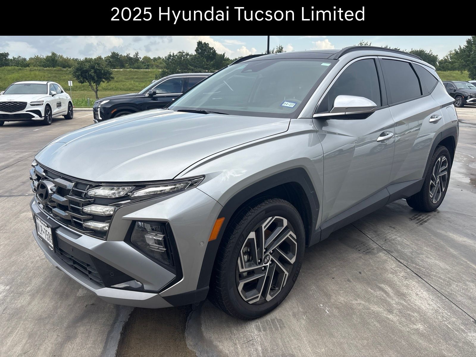 Shimmering Silver 2025 Hyundai Tucson SUV / Crossover All-Wheel Drive 8-Speed Automatic