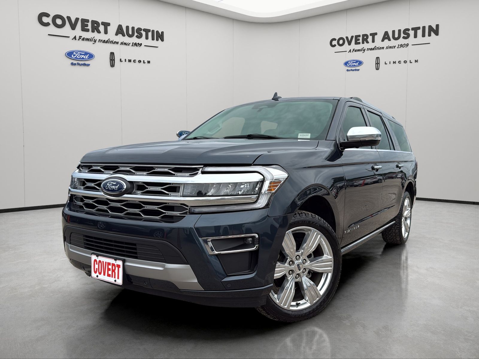 Blue Metallic 2024 Ford Expedition SUV / Crossover Four-Wheel Drive Automatic