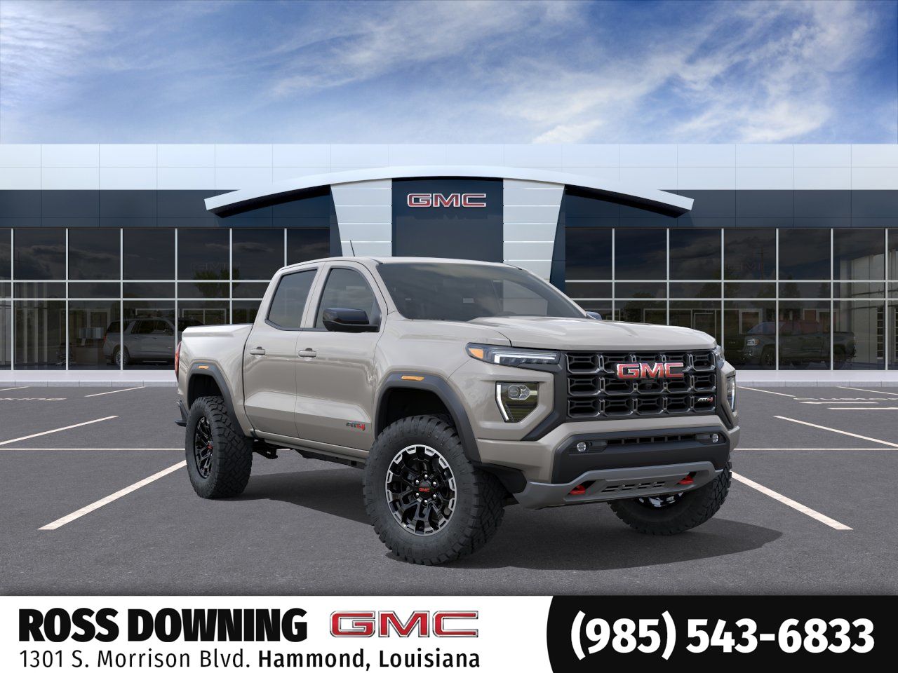 2026 GMC Canyon AT4 Beige at Ross Downing Buick GMC