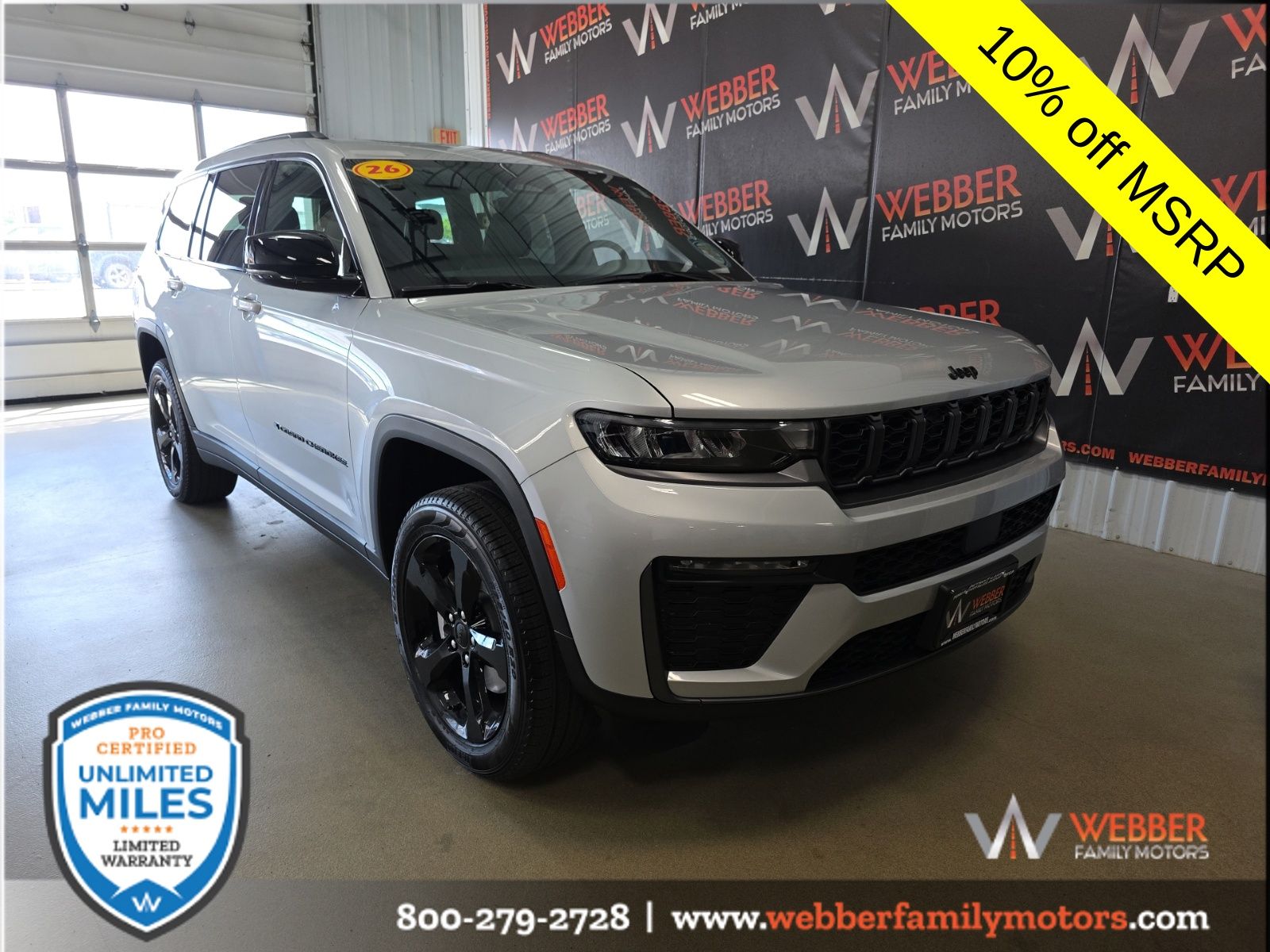 Silver Zynith 2026 Jeep Grand Cherokee L SUV / Crossover Four-Wheel Drive 8-Speed Automatic