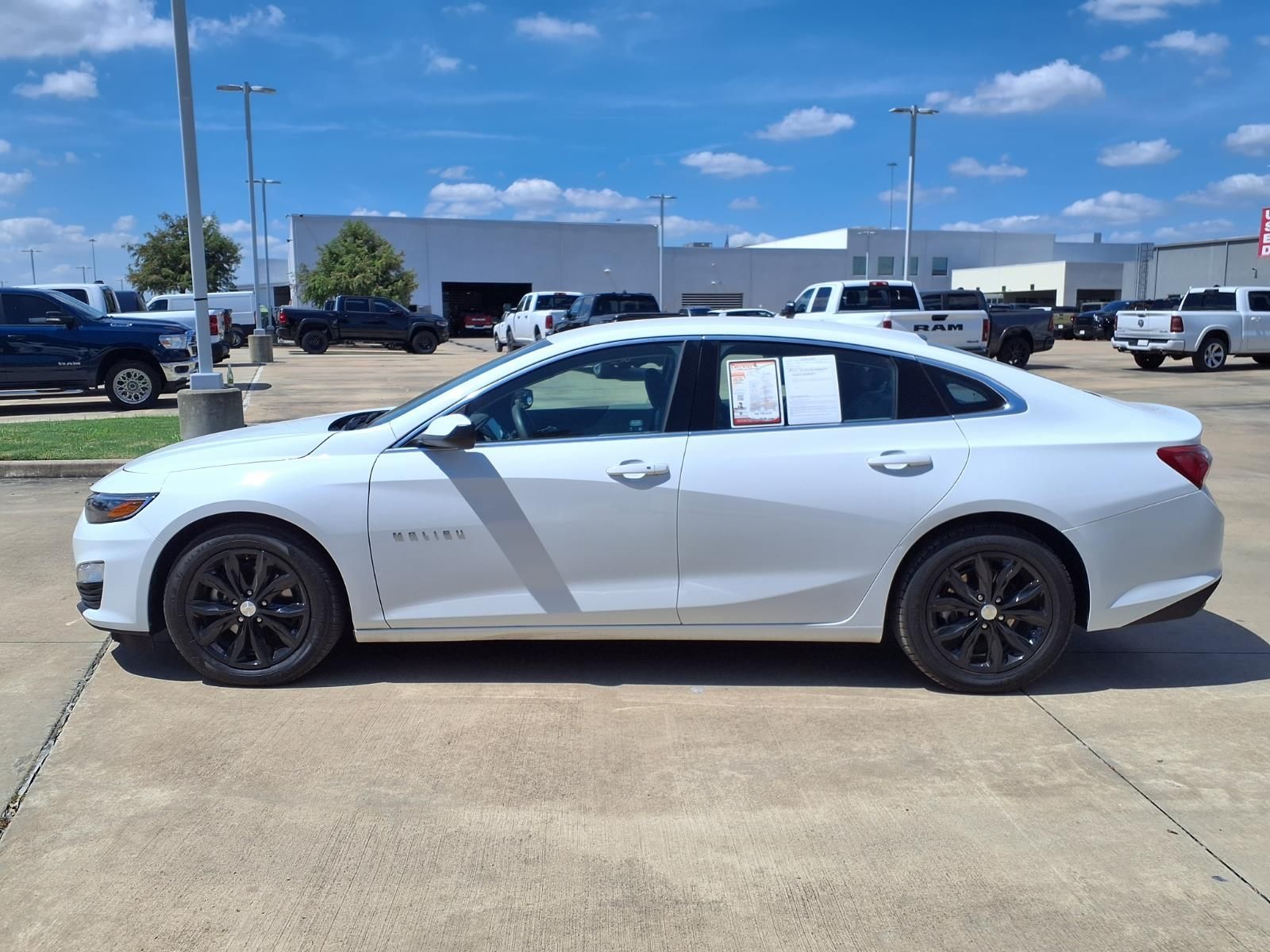 2022 Chevrolet Malibu LT White at Classic Elite Chevrolet Sugar Land