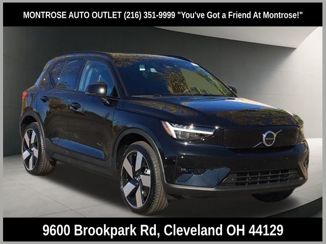 Onyx Black Metallic 2024 Volvo XC40 Recharge Plus RWD SUV / Crossover Rear-Wheel Drive 1-Speed Automatic