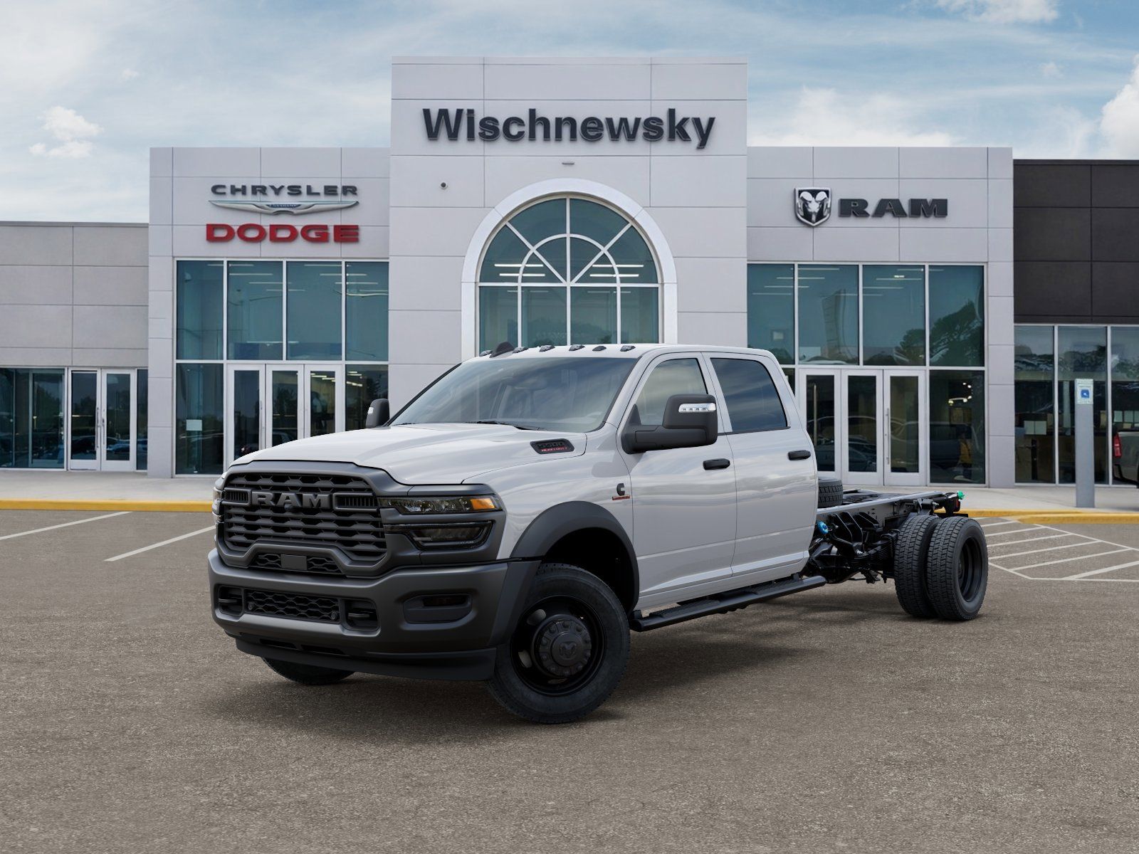 2026 Ram 5500HD Tradesman White at Texan Dodge Chrysler Jeep Ram