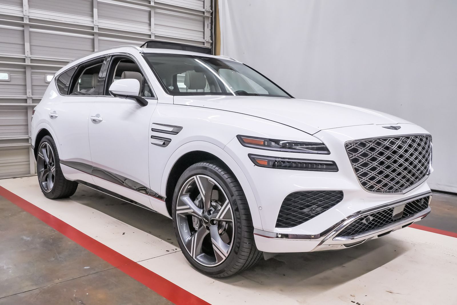 2026 Genesis GV80 2.5T Prestige White at Genesis of Spring