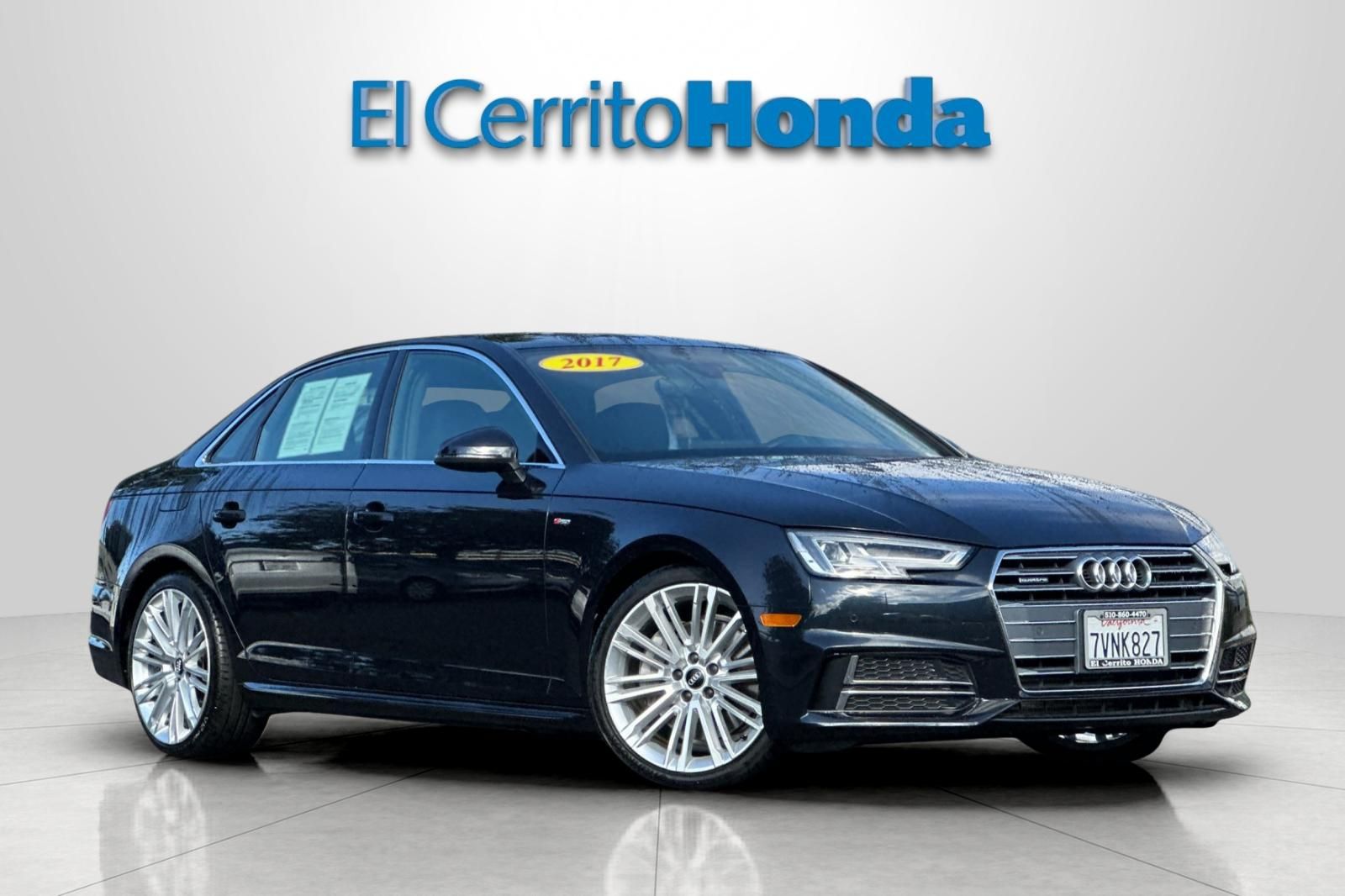 Gray (Mineral Grey Metallic) 2017 Audi A4 Sedan All-Wheel Drive 7-Speed Automatic