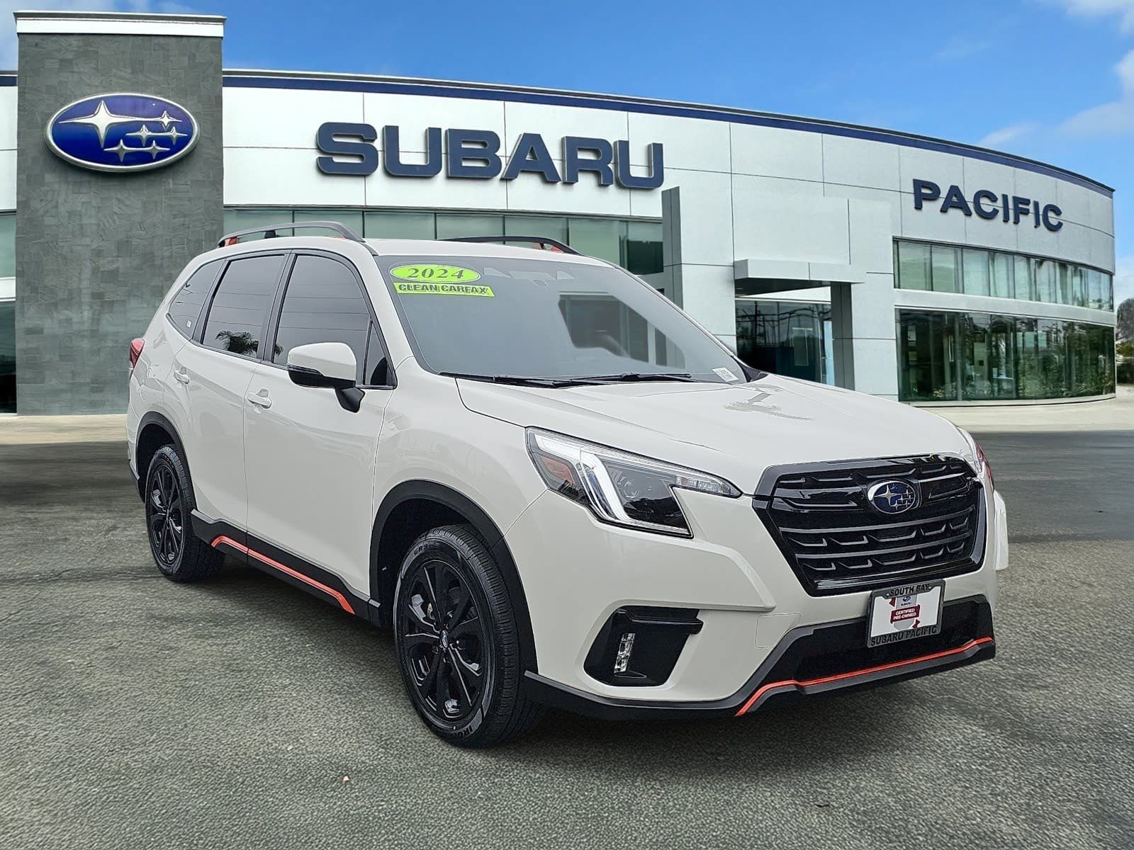 Crystal White Pearl 2024 Subaru Forester SUV / Crossover All-Wheel Drive Continuously Variable Transmission