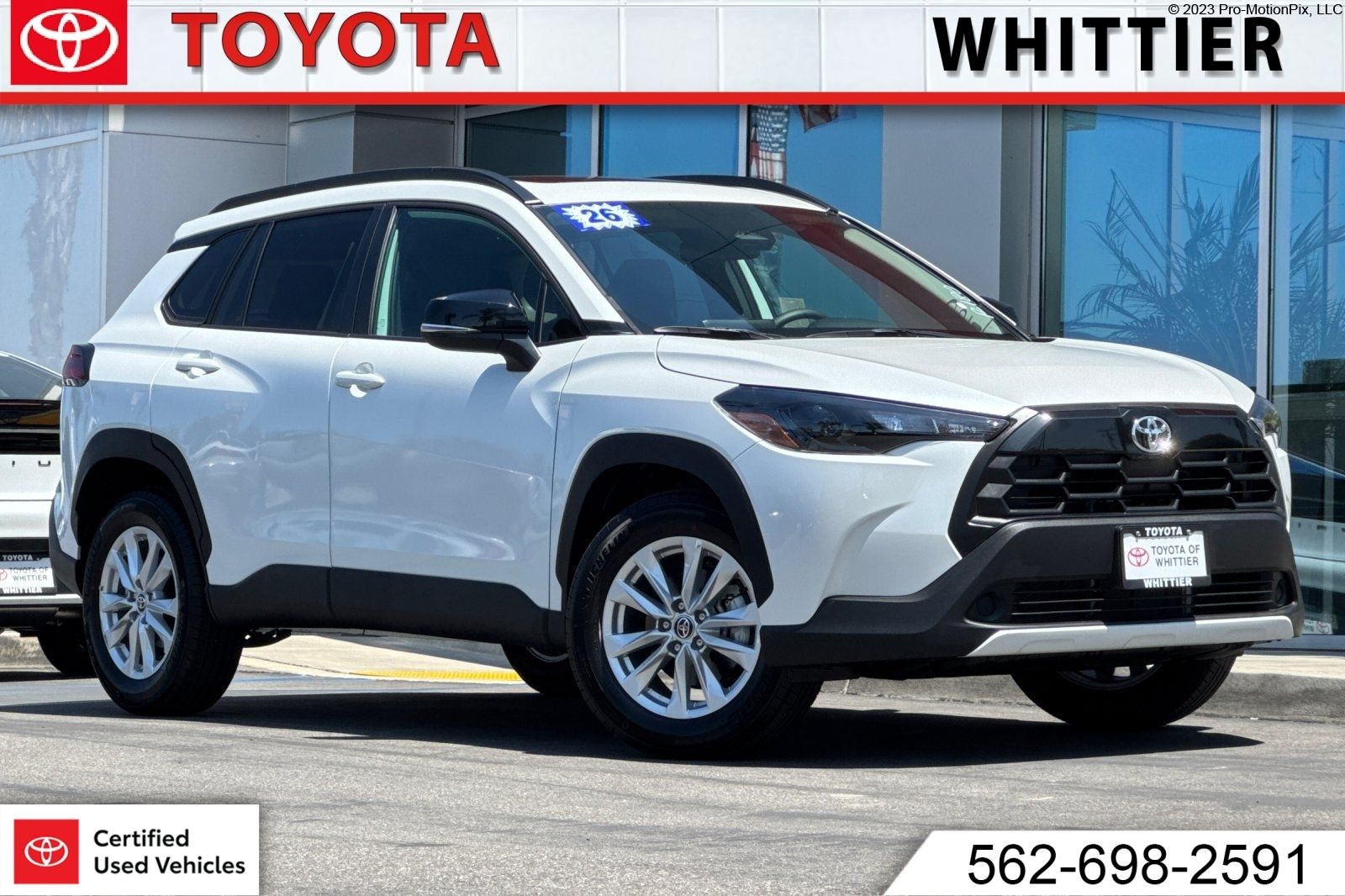 Pearl 2026 Toyota Corolla Cross LE FWD SUV / Crossover Front-Wheel Drive Continuously Variable Transmission
