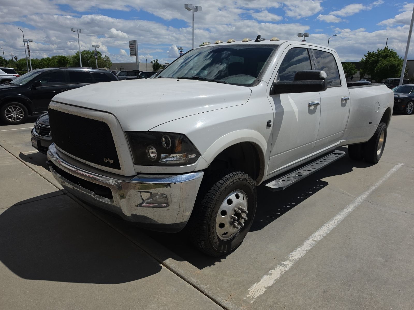 Bright White Clearcoat 2017 RAM 3500 Big Horn Crew Cab LB DRW 4WD Pickup Truck Four-Wheel Drive 6-Speed Automatic