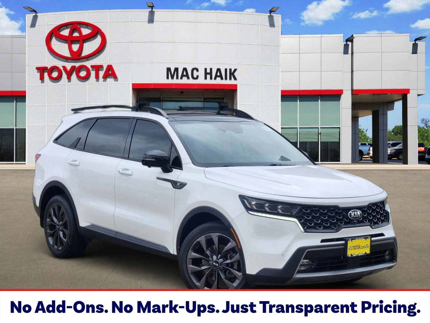 Glacial White Pearl 2021 Kia Sorento SUV / Crossover All-Wheel Drive 8-Speed Dual Clutch