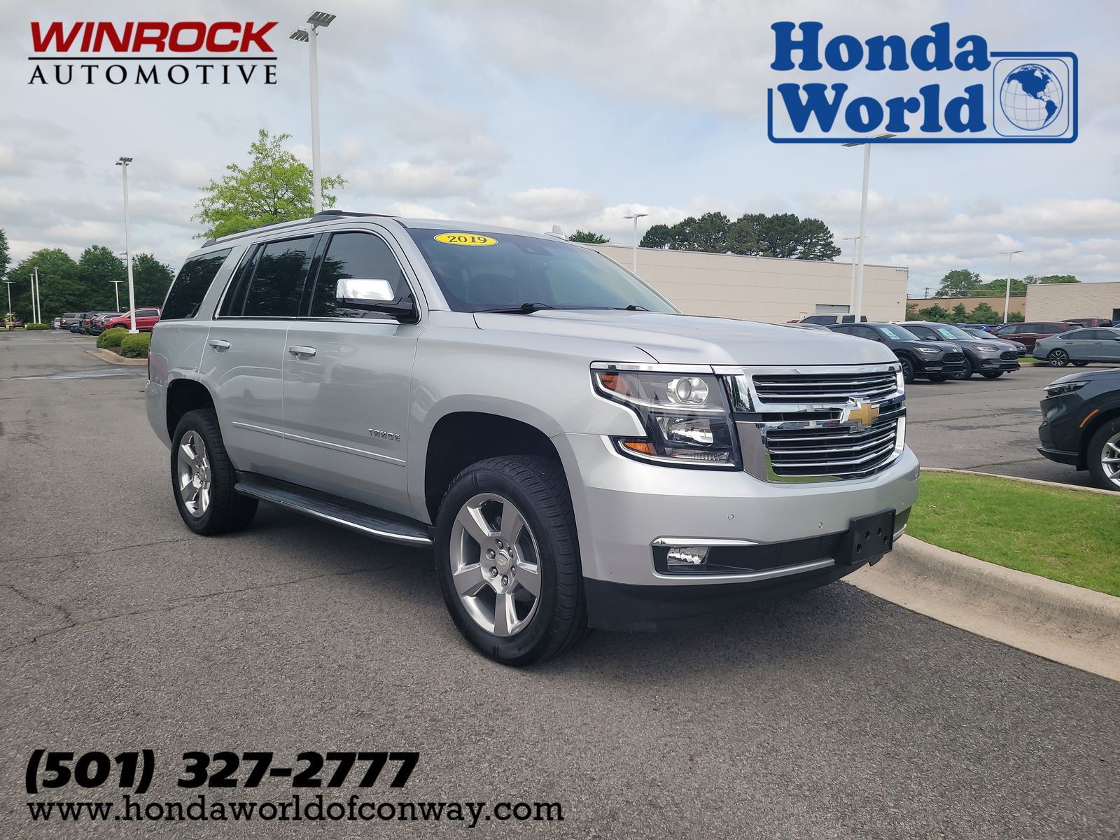 Silver Ice Metallic 2019 Chevrolet Tahoe Premier 4WD SUV / Crossover Four-Wheel Drive 6-Speed Automatic Overdrive