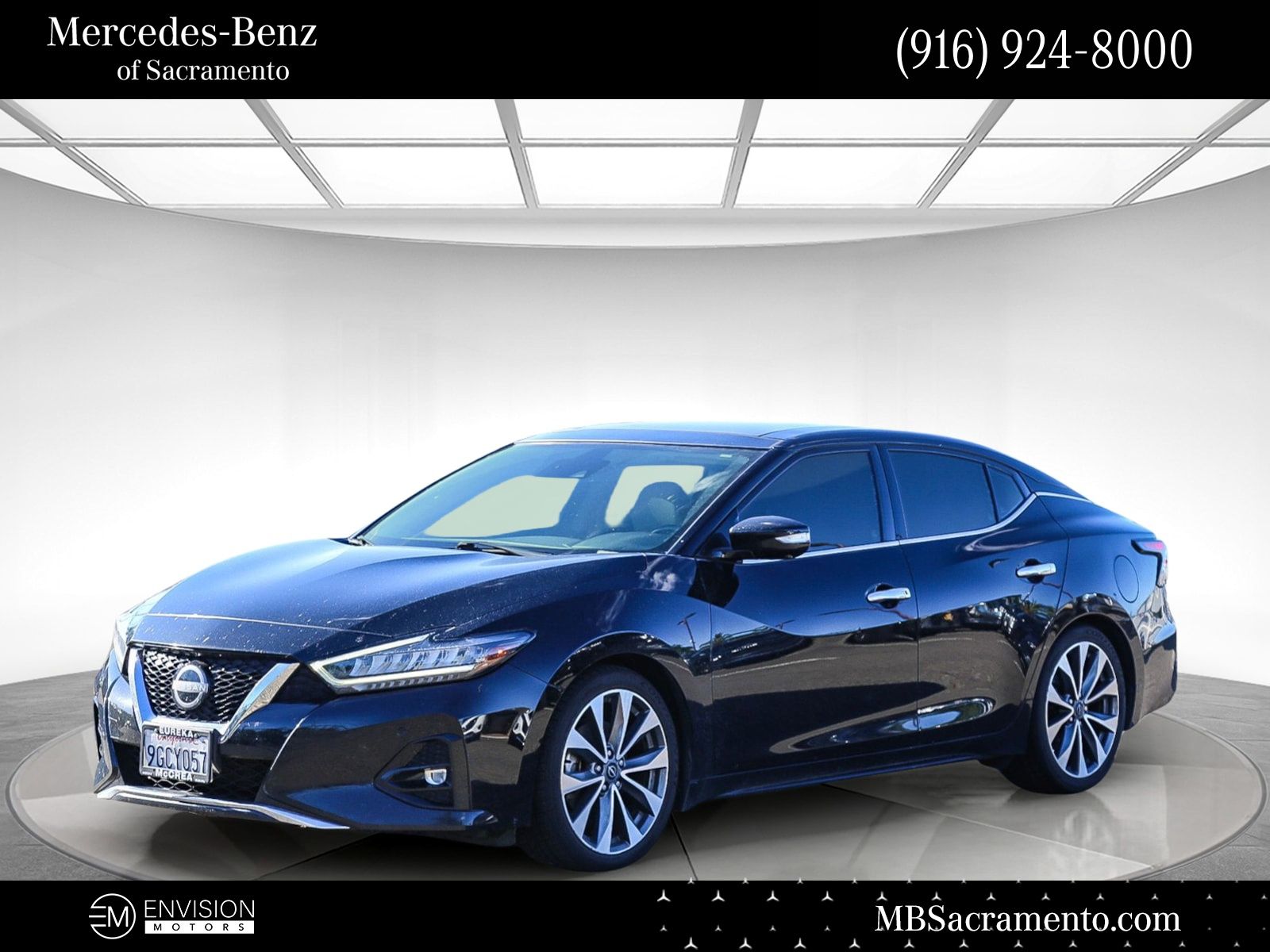 Super Black 2023 Nissan Maxima Platinum FWD Sedan Front-Wheel Drive Continuously Variable Transmission