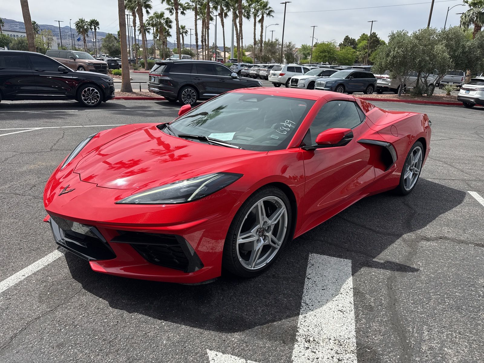 Torch Red 2025 Chevrolet Corvette Stingray 3LT Convertible RWD Convertible Rear-Wheel Drive 8-Speed Dual Clutch