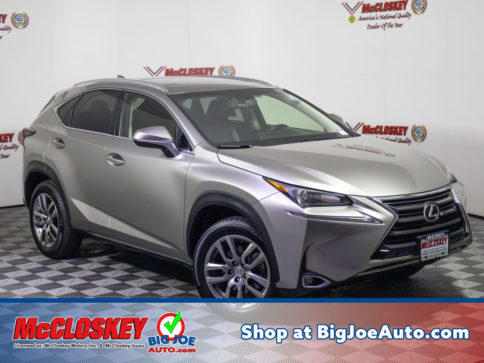 Silver 2016 Lexus NX 200t AWD SUV / Crossover All-Wheel Drive 6-Speed Automatic