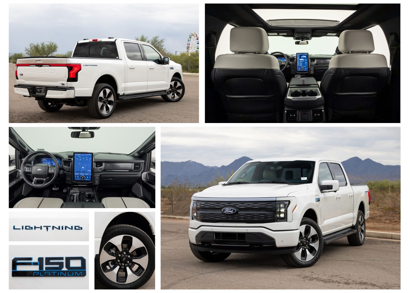 Used 2025 Ford F-150 Lightning Platinum with VIN 1FT6W7L76SWG04694 for sale in Scottsdale, AZ