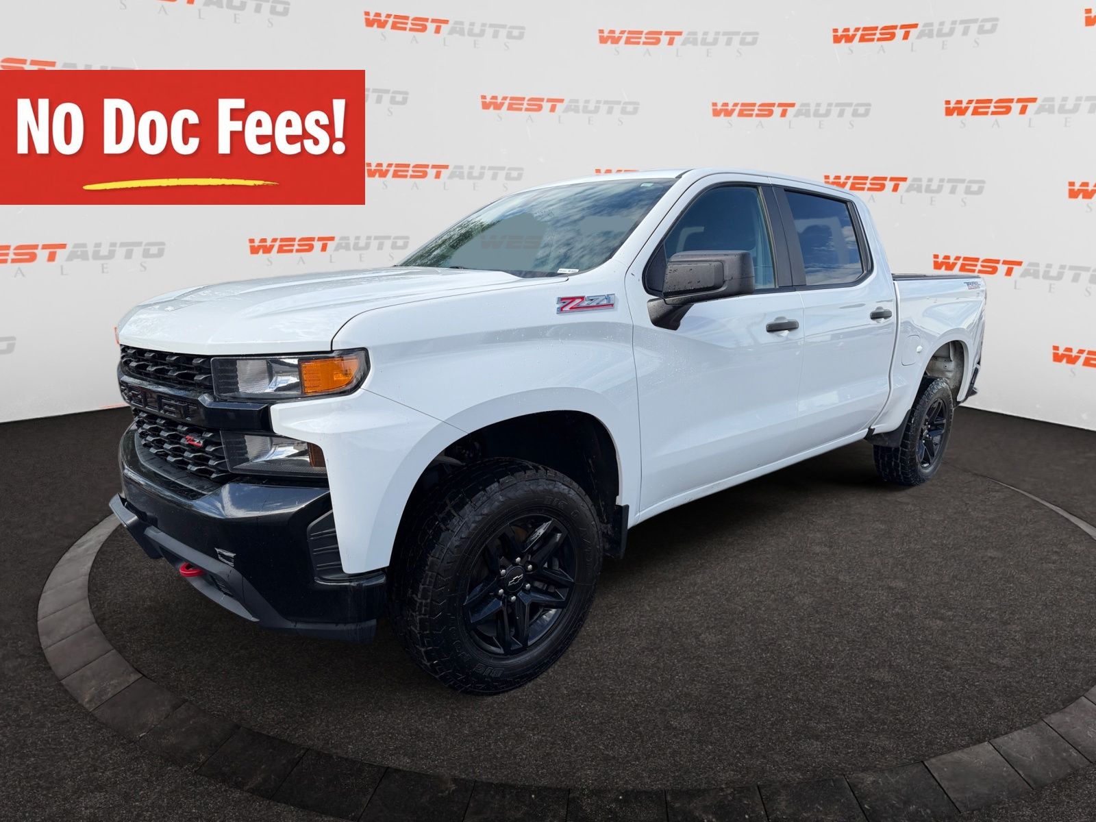 Summit White 2020 Chevrolet Silverado 1500 Pickup Truck Four-Wheel Drive 6-Speed Automatic Overdrive