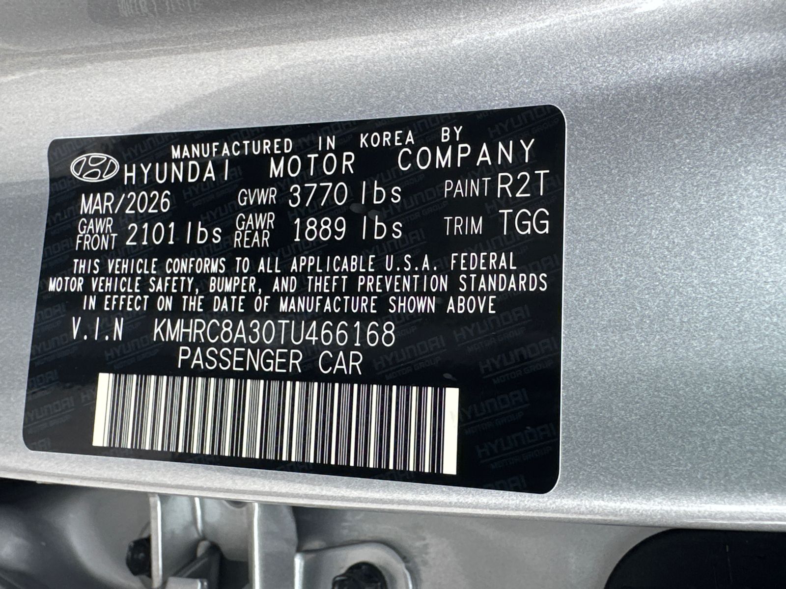 New 2026 Silver HYUNDAI SEL image 33