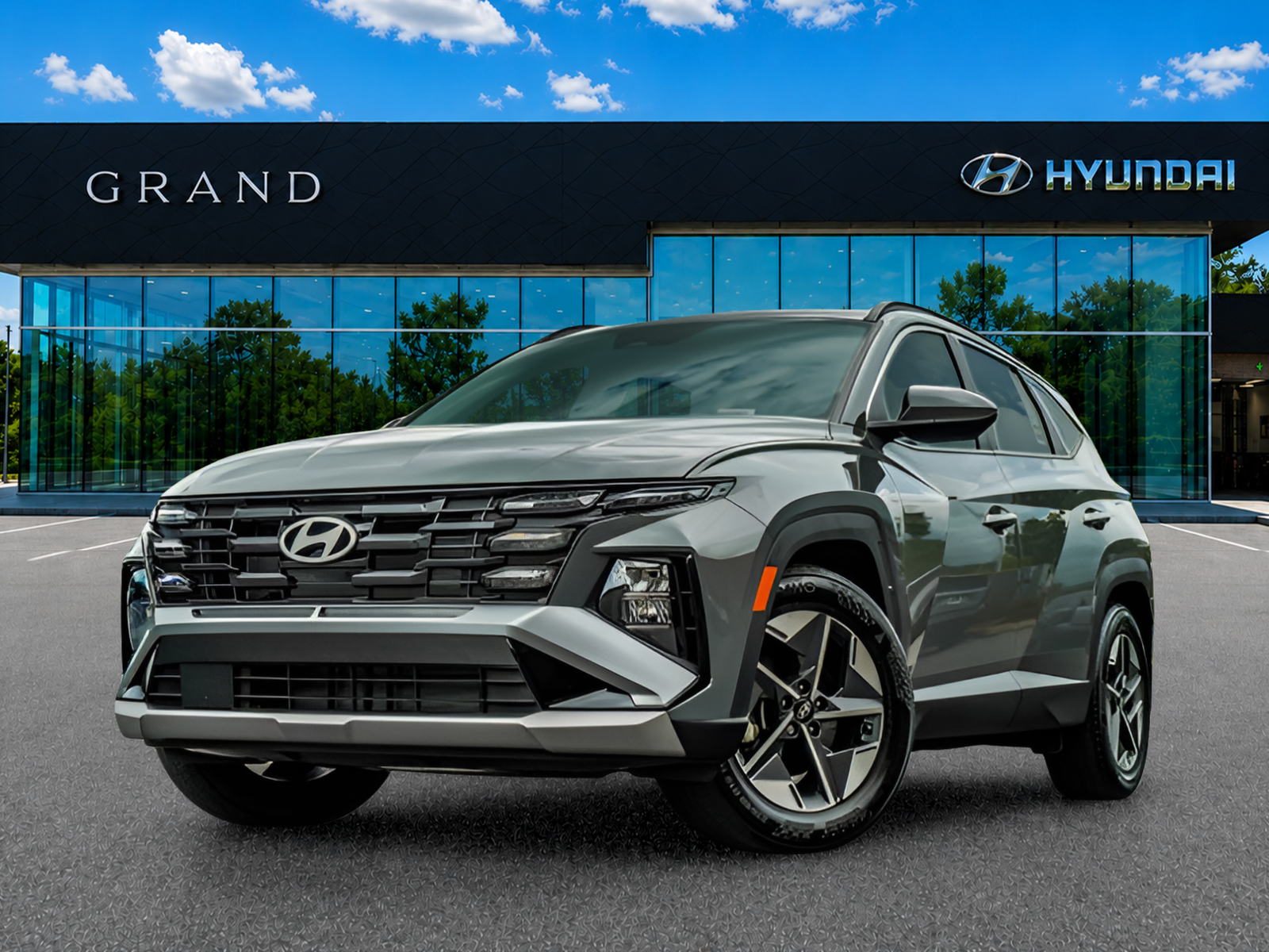 Hampton Gray 2025 Hyundai Tucson SUV / Crossover Front-Wheel Drive 8-Speed Automatic