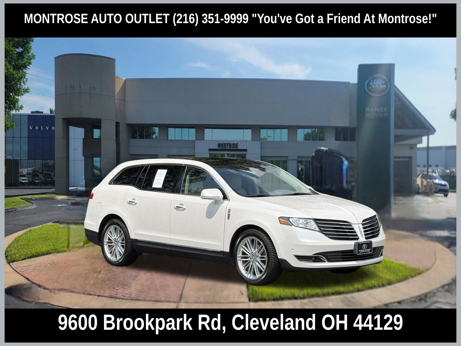 White Platinum Clearcoat Metallic 2019 Lincoln MKT SUV / Crossover All-Wheel Drive 6-Speed Automatic