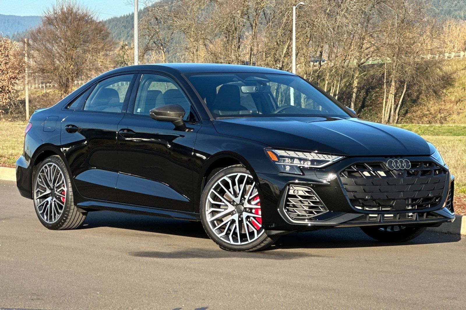 Black 2026 Audi S3 Sedan All-Wheel Drive 7-Speed Automatic