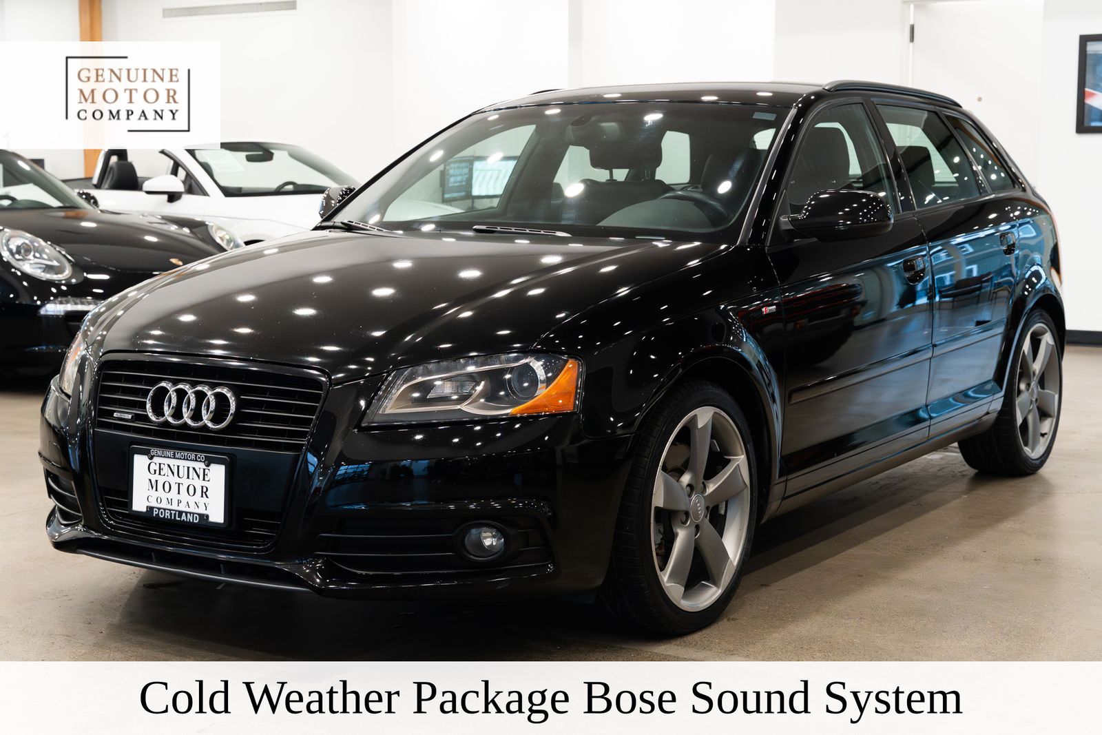 Brilliant Black 2013 Audi A3 2.0T quattro Premium Plus Wagon AWD Wagon All-Wheel Drive 6-Speed Automatic