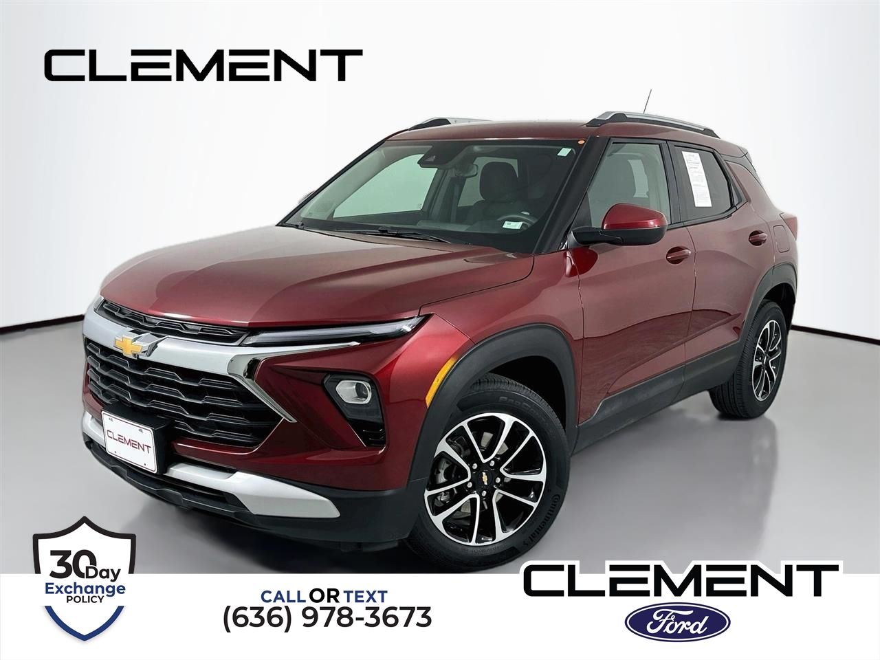 Red (Crimson Metallic) 2024 Chevrolet Trailblazer SUV / Crossover Front-Wheel Drive Continuously Variable Transmission