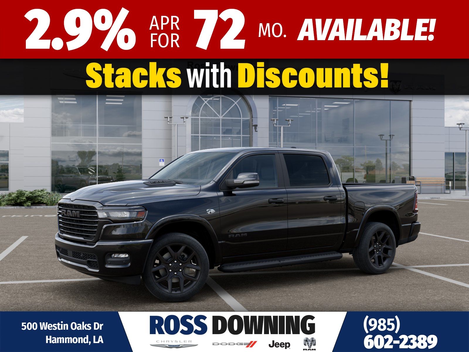 2026 RAM 1500 Laramie Crew Cab 4WD
