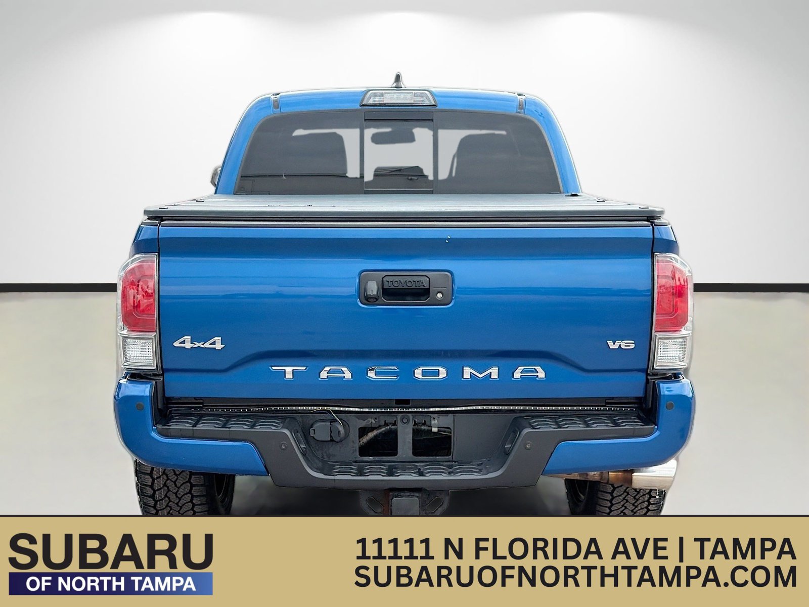 Blazing Blue 2017 Toyota Tacoma Pickup Truck Four-Wheel Drive Automatic