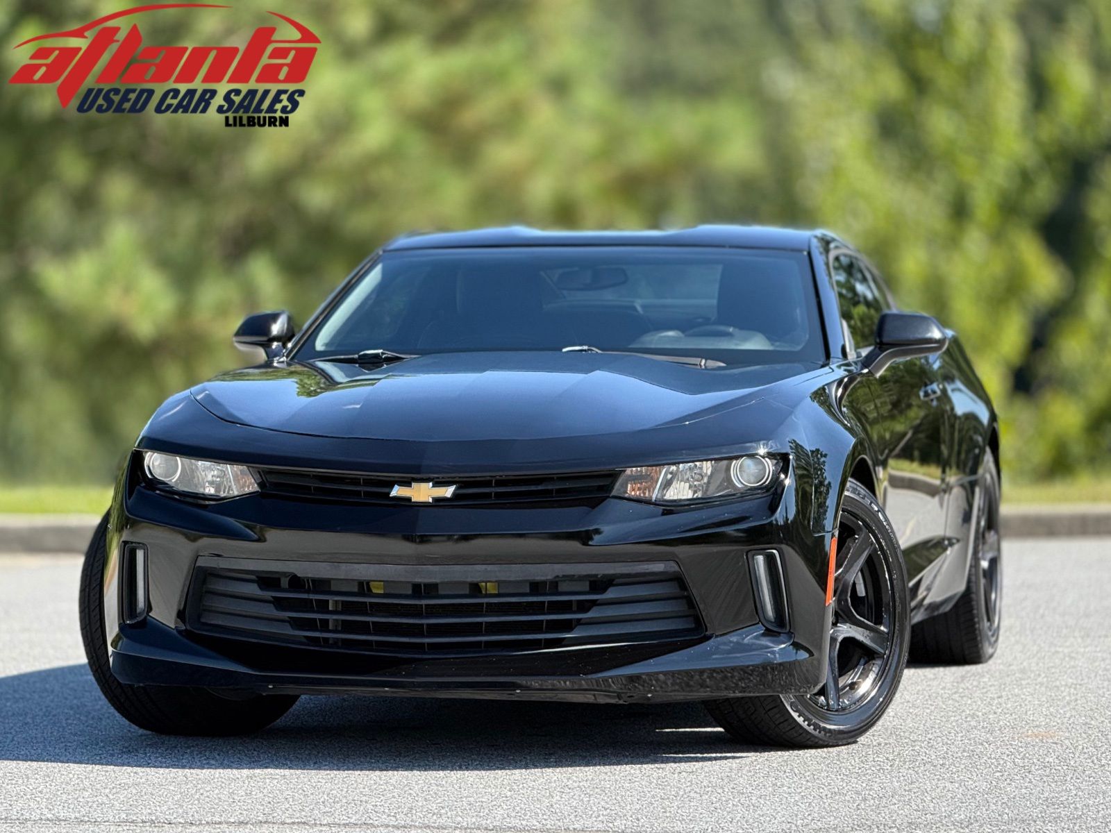 Black 2017 Chevrolet Camaro Coupe Rear-Wheel Drive 8-Speed Automatic
