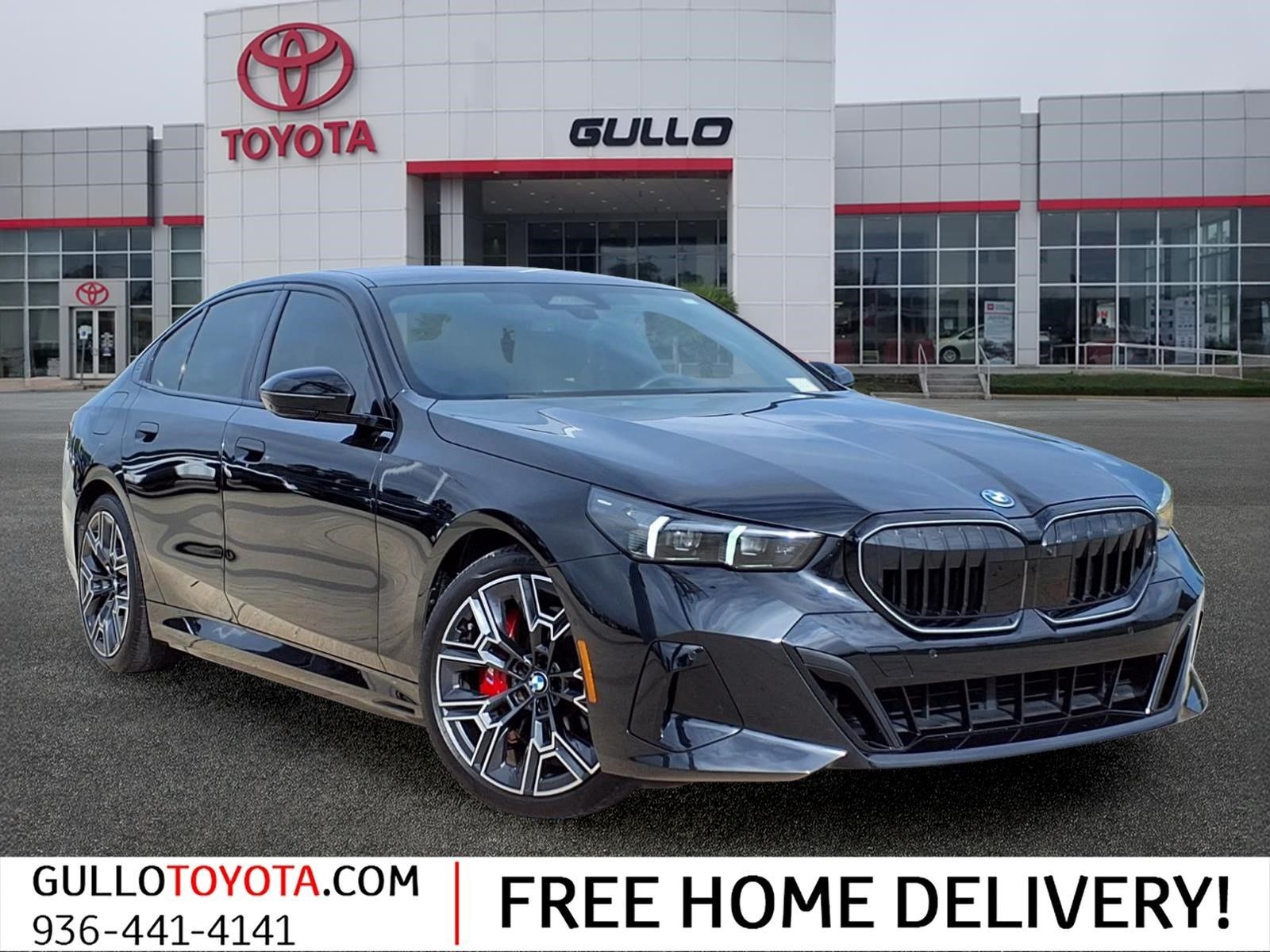 2026 BMW 5 Series 550e xDrive Black at Central Houston Nissan
