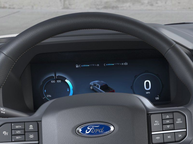 New 2025 Space White Metallic Ford Lariat image 13