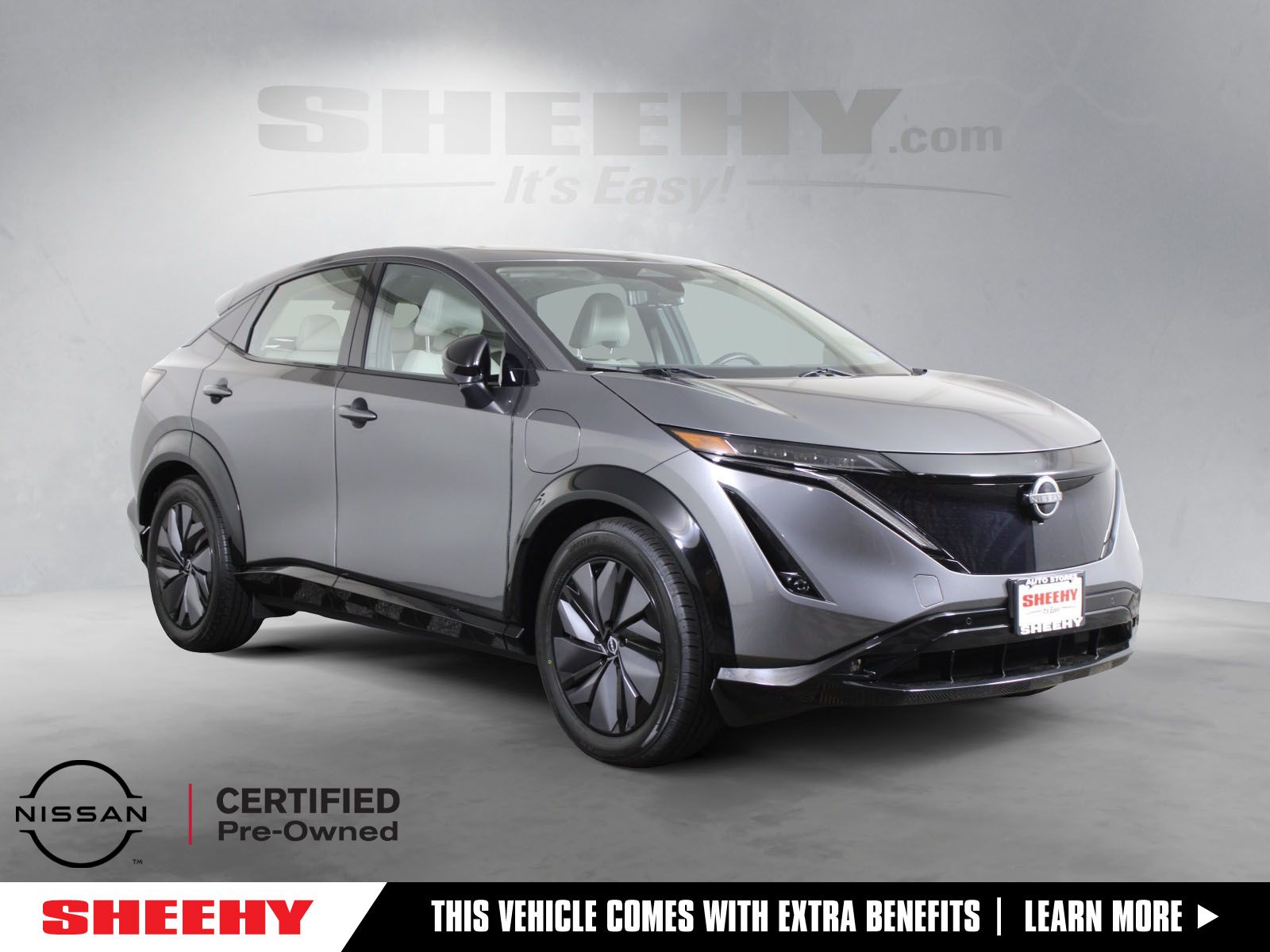 Gray (Gun Metallic) 2023 Nissan Ariya SUV / Crossover All-Wheel Drive Continuously Variable Transmission
