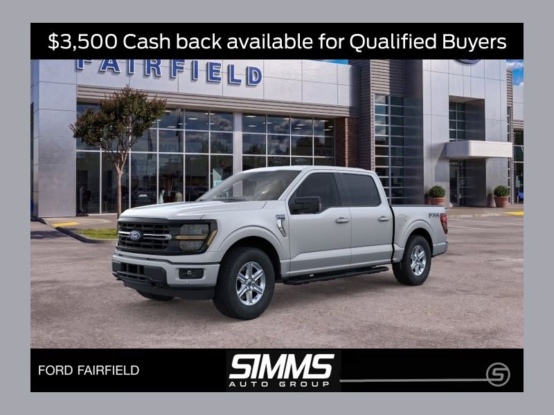Iconic Silver Metallic 2026 Ford F-150 Pickup Truck Four-Wheel Drive Automatic